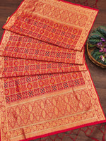 image, Minakari Silk Blend Traditional Ethnic Banarasi Woven Patola Dupatta For WOMEN | DEVANGI