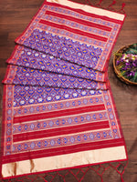 image, Floral Multi Color Silk Blend Traditional Ethnic Banarasi Woven Patola Dupatta For WOMEN | DEVANGI