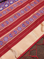 image, Floral Multi Color Silk Blend Traditional Ethnic Banarasi Woven Patola Dupatta For WOMEN | DEVANGI