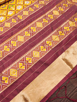 image, Floral Multi Color Silk Blend Traditional Ethnic Banarasi Woven Patola Dupatta For WOMEN | DEVANGI