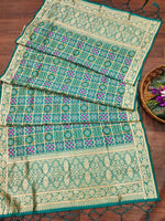 image, Minakari Silk Blend Traditional Ethnic Banarasi Woven Patola Dupatta For WOMEN | DEVANGI