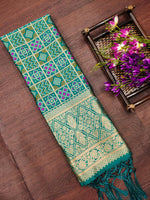 image, Minakari Silk Blend Traditional Ethnic Banarasi Woven Patola Dupatta For WOMEN | DEVANGI
