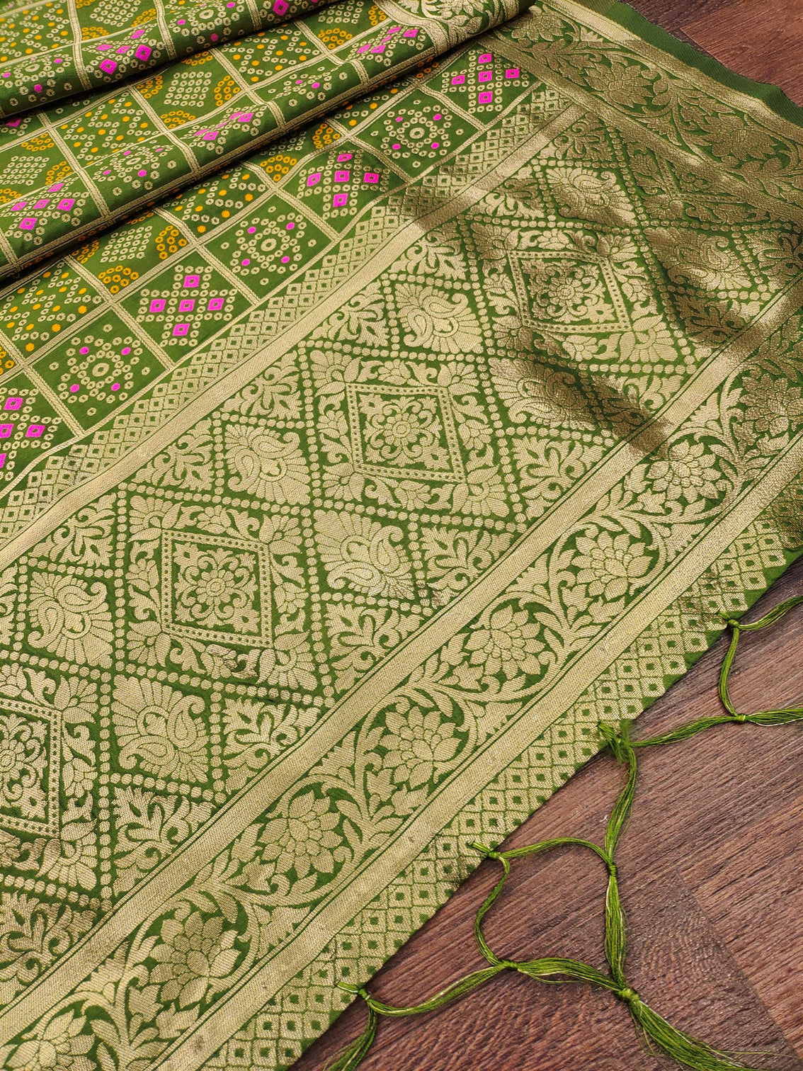 Minakari Silk Blend Traditional Ethnic Banarasi Woven Patola Dupatta For WOMEN | DEVANGI