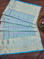 image, Menakari Silk Blend Traditional Ethnic Banarasi Woven Patola Dupatta For WOMEN | DEVANGI