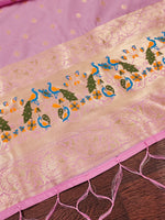 image, Silk Banarasi Patola woven Unstitched Salwar Suit Dress Material With Dupatta | DEVANGI