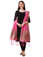 image, Paithani Silk Blend Traditional Ethnic Banarasi Woven Patola Dupatta For WOMEN | DEVANGI
