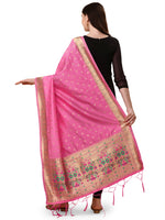 image, Paithani Silk Blend Traditional Ethnic Banarasi Woven Patola Dupatta For WOMEN | DEVANGI