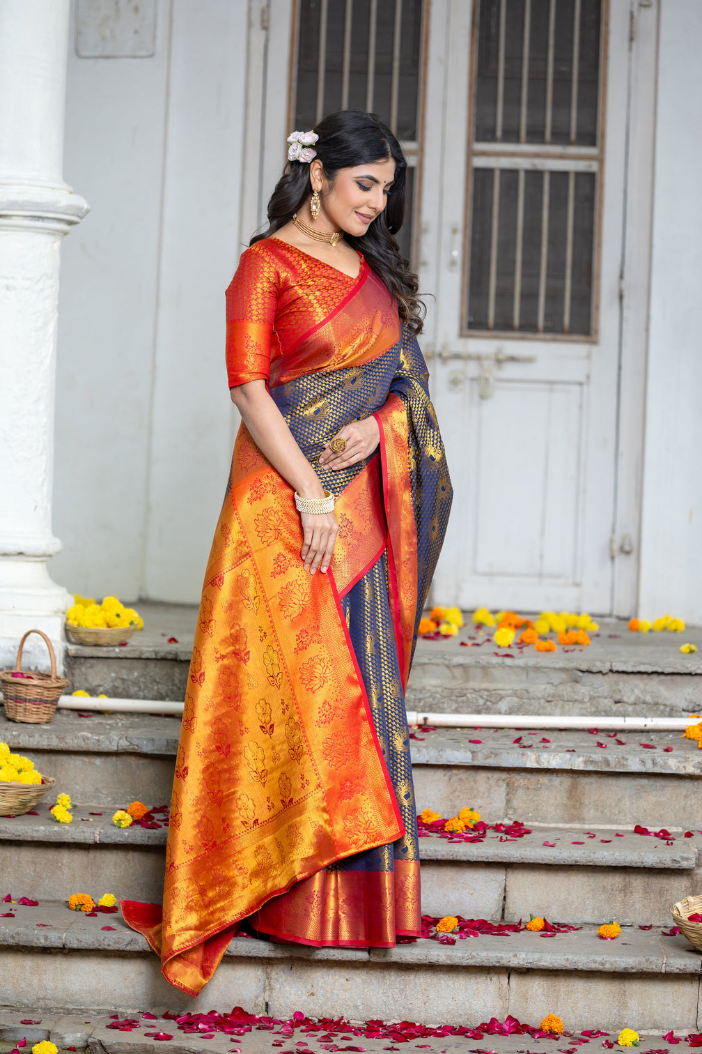 Traditional Banarasi Silk Saree for Woman's