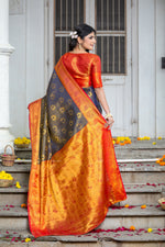 image, Traditional Banarasi Silk Saree for Woman's