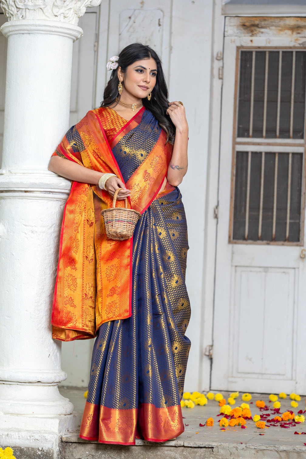 Traditional Banarasi Silk Saree for Woman's