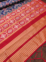 image, Multi Color Floral Banarasi Silk Blend Traditional Ethnic Woven Patola Dupatta For WOMEN | DEVANGI