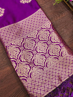 image, Paithani Silk Blend Traditional Ethnic Banarasi Woven Patola Dupatta For WOMEN | DEVANGI
