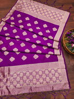 image, Paithani Silk Blend Traditional Ethnic Banarasi Woven Patola Dupatta For WOMEN | DEVANGI

