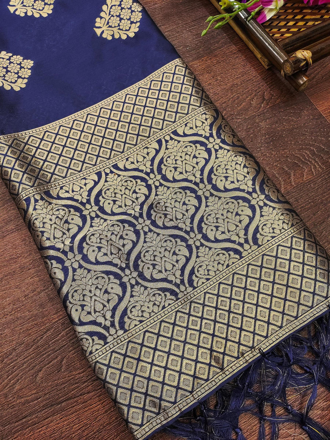 Banarasi Silk Blend Traditional Ethnic Woven Patola Dupatta For WOMEN | DEVANGI