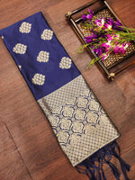 image, Banarasi Silk Blend Traditional Ethnic Woven Patola Dupatta For WOMEN | DEVANGI
