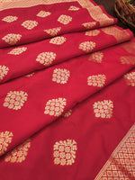 image, Floral Paithani Silk Blend Traditional Ethnic Banarasi Woven Patola Dupatta For WOMEN | DEVANGI

