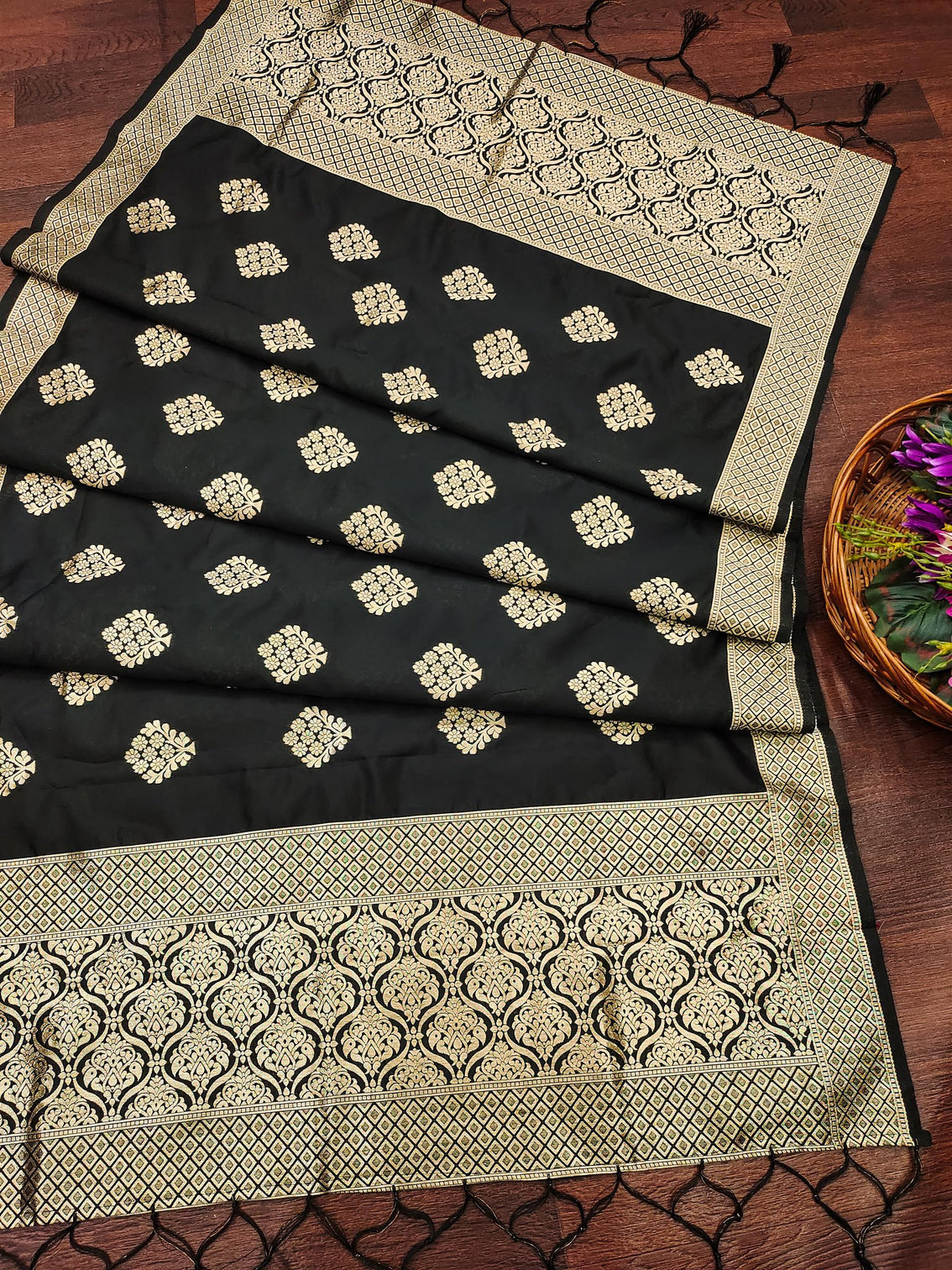Banarasi Silk Blend Traditional Ethnic Woven Patola Dupatta For WOMEN | DEVANGI