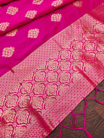 image, Paithani Floral Silk Blend Traditional Ethnic Banarasi Woven Patola Dupatta For WOMEN | DEVANGI
