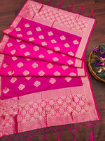 image, Paithani Floral Silk Blend Traditional Ethnic Banarasi Woven Patola Dupatta For WOMEN | DEVANGI
