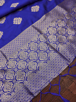 image, Floral Paithani Silk Blend Traditional Ethnic Banarasi Woven Patola Dupatta For WOMEN | DEVANGI
