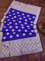 image, Floral Paithani Silk Blend Traditional Ethnic Banarasi Woven Patola Dupatta For WOMEN | DEVANGI
