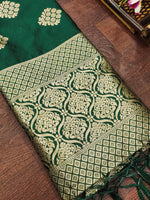 image, Banarasi Silk Blend Traditional Ethnic Woven Patola Dupatta For WOMEN | DEVANGI
