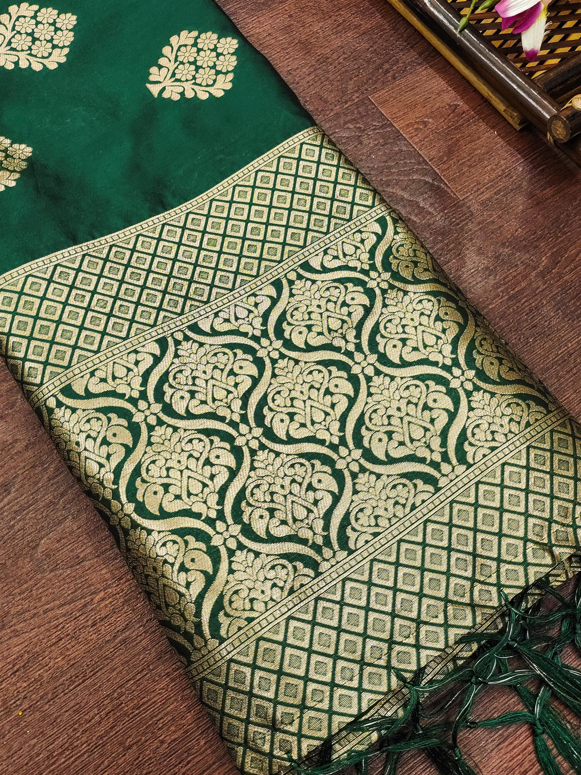 Banarasi Silk Blend Traditional Ethnic Woven Patola Dupatta For WOMEN | DEVANGI