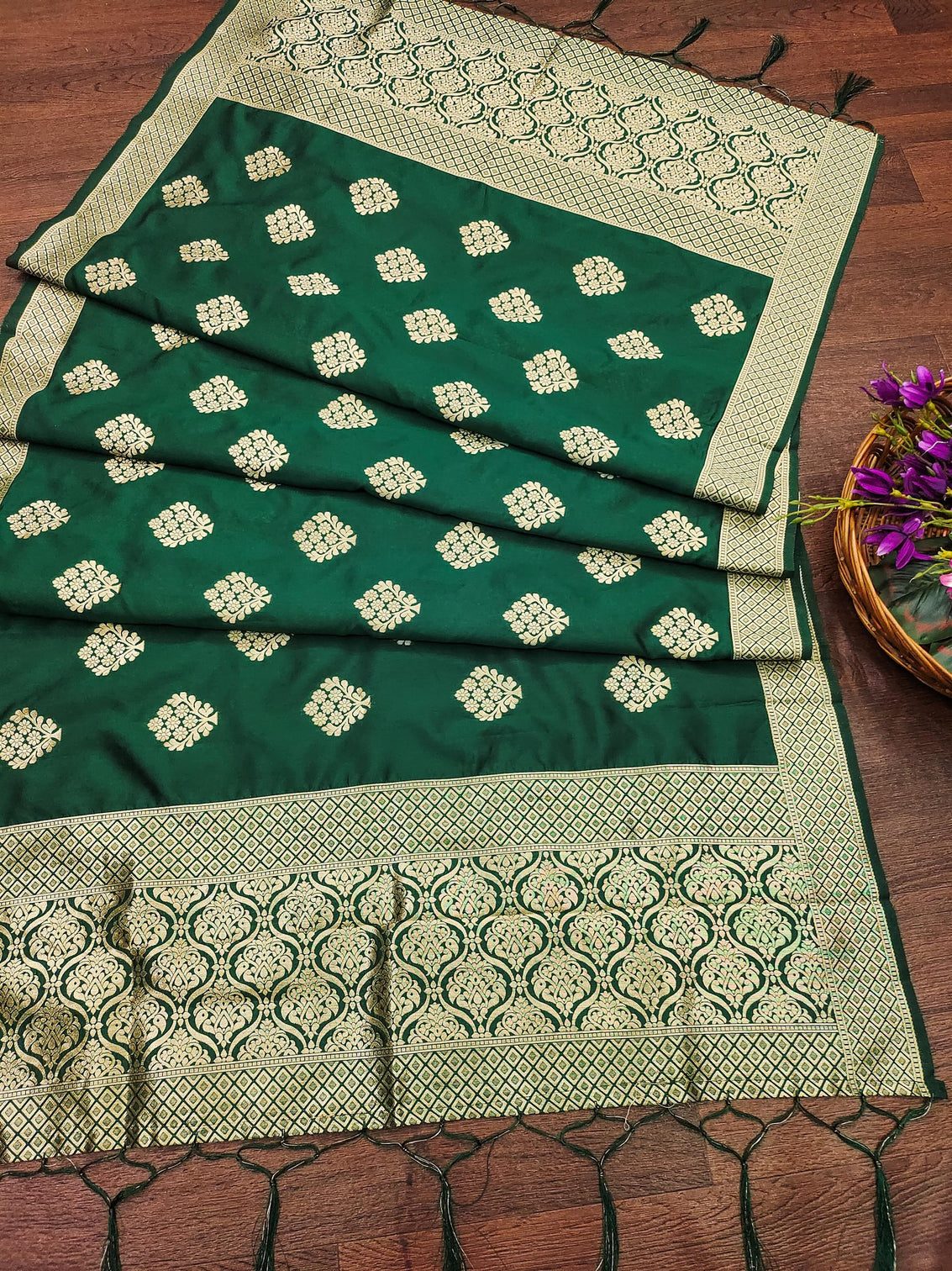 Banarasi Silk Blend Traditional Ethnic Woven Patola Dupatta For WOMEN | DEVANGI