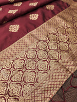 image, Banarasi Silk Blend Traditional Ethnic Woven Patola Dupatta For WOMEN | DEVANGI
