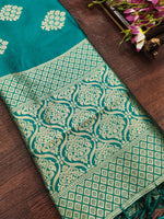image, Paithani Silk Blend Traditional Ethnic Banarasi Woven Patola Dupatta For WOMEN | DEVANGI
