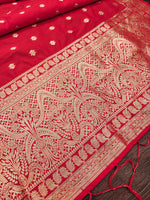 image, Banarasi Silk Blend Traditional Ethnic Woven Patola Dupatta For WOMEN | DEVANGI
