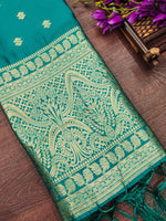 image, Floral Banarasi Silk Blend Traditional Ethnic Woven Patola Dupatta For WOMEN | DEVANGI
