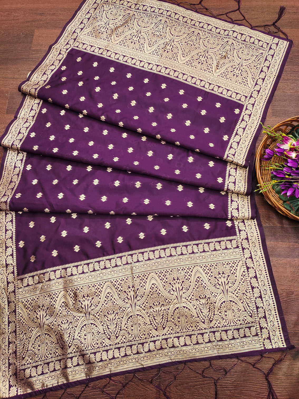 Banarasi Silk Blend Traditional Ethnic Woven Patola Dupatta For WOMEN | DEVANGI
