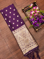 image, Banarasi Silk Blend Traditional Ethnic Woven Patola Dupatta For WOMEN | DEVANGI
