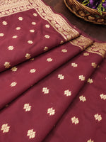 image, Floral Banarasi Silk Blend Traditional Ethnic Woven Patola Dupatta For WOMEN | DEVANGI
