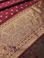image, Floral Banarasi Silk Blend Traditional Ethnic Woven Patola Dupatta For WOMEN | DEVANGI
