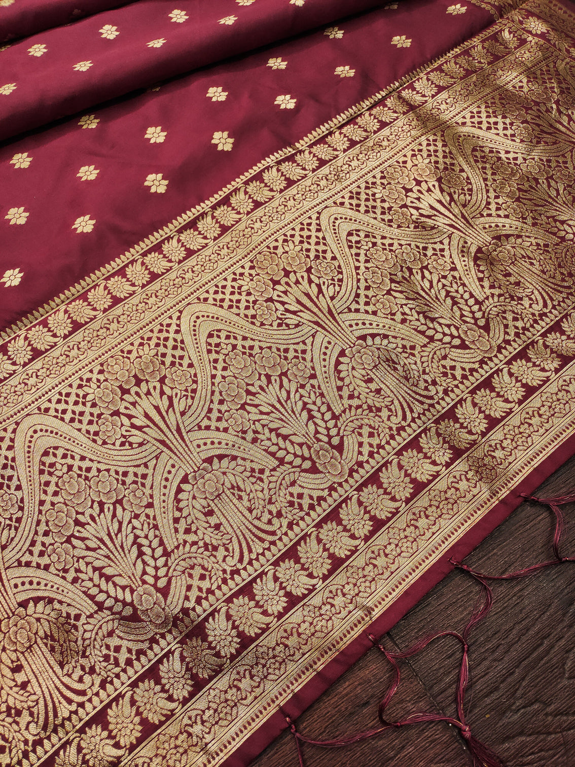 Floral Banarasi Silk Blend Traditional Ethnic Woven Patola Dupatta For WOMEN | DEVANGI