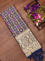 image, Minakari Silk Blend Traditional Ethnic Banarasi Woven Patola Dupatta For WOMEN | DEVANGI

