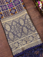 image, Minakari Silk Blend Traditional Ethnic Banarasi Woven Patola Dupatta For WOMEN | DEVANGI
