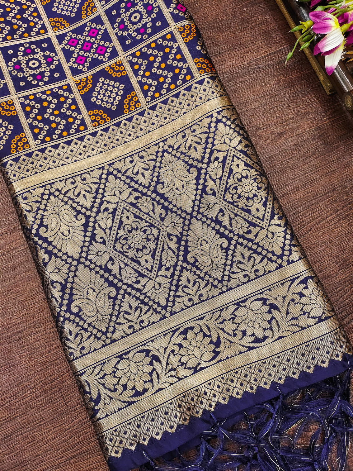 Minakari Silk Blend Traditional Ethnic Banarasi Woven Patola Dupatta For WOMEN | DEVANGI