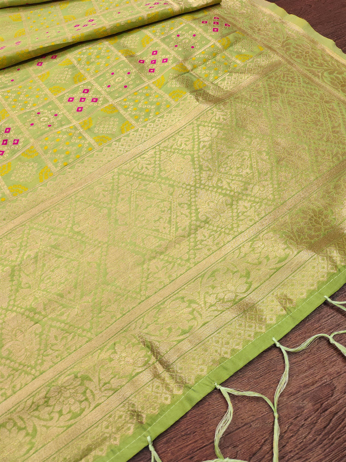 Minakari Silk Blend Traditional Ethnic Banarasi Woven Patola Dupatta For WOMEN | DEVANGI