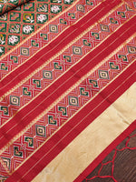 image, Floral Multi Silk Blend Traditional Ethnic Banarasi Woven Patola Dupatta For WOMEN | DEVANGI
