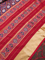 image, Floral Multi Color Silk Blend Traditional Ethnic Banarasi Woven Patola Dupatta For WOMEN | DEVANGI
