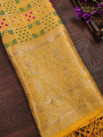 image, Minakari Silk Blend Traditional Ethnic Banarasi Woven Patola Dupatta For WOMEN | DEVANGI

