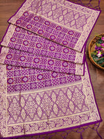 image, Minakari Silk Blend Traditional Ethnic Banarasi Woven Patola Dupatta For WOMEN | DEVANGI
