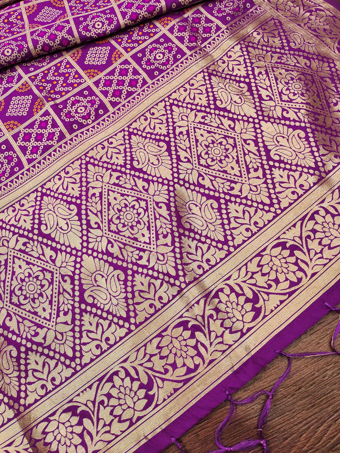 Minakari Silk Blend Traditional Ethnic Banarasi Woven Patola Dupatta For WOMEN | DEVANGI