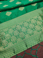 image, Banarasi Silk Blend Traditional Ethnic Woven Patola Dupatta For WOMEN | DEVANGI
