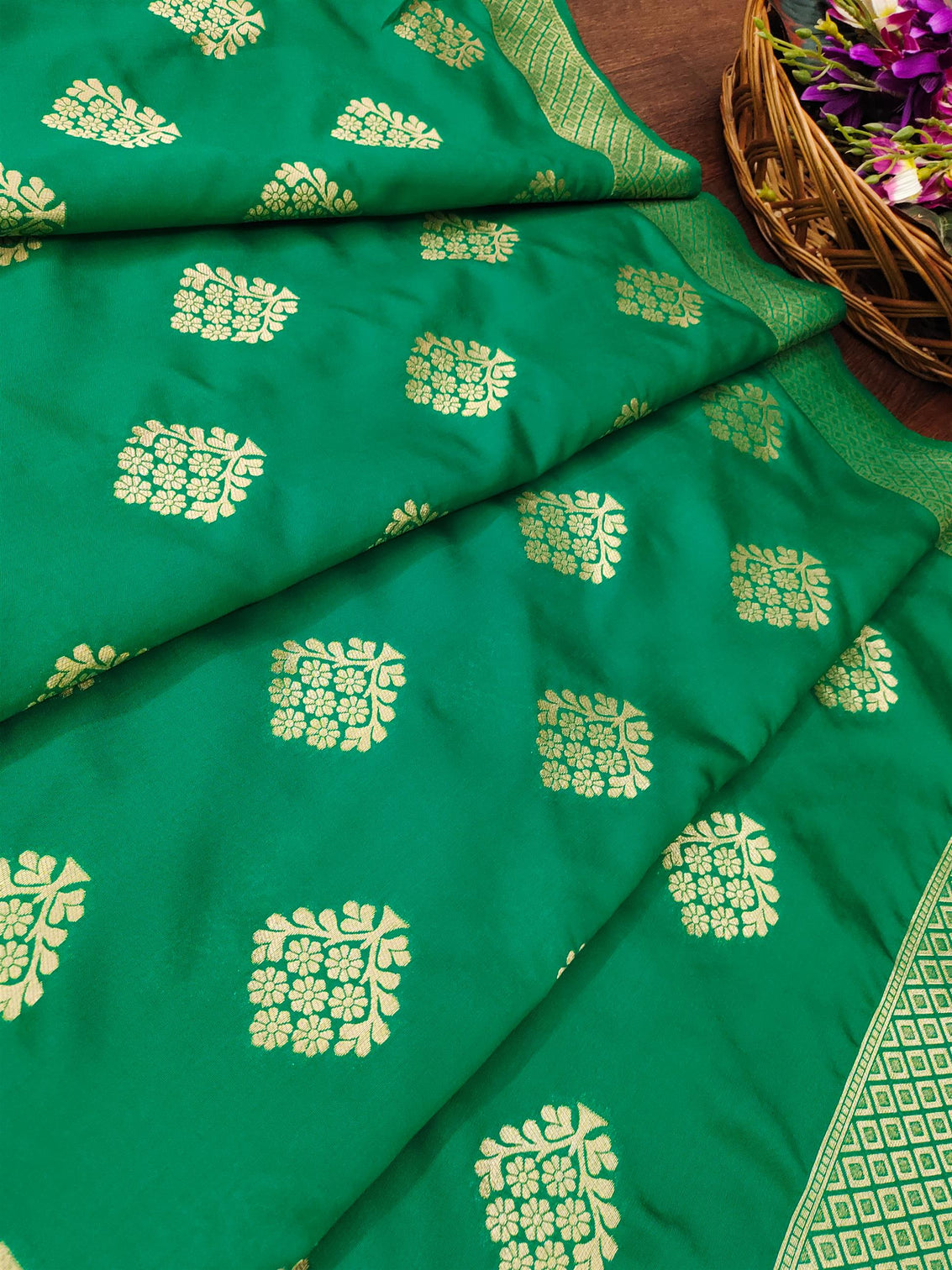 Banarasi Silk Blend Traditional Ethnic Woven Patola Dupatta For WOMEN | DEVANGI