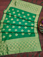 image, Banarasi Silk Blend Traditional Ethnic Woven Patola Dupatta For WOMEN | DEVANGI
