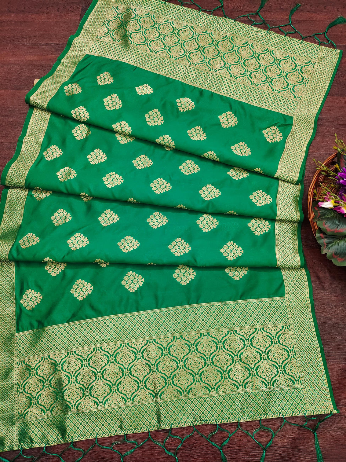 Banarasi Silk Blend Traditional Ethnic Woven Patola Dupatta For WOMEN | DEVANGI
